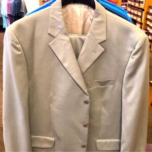 Jones New York Taupe Herringbone Suit
